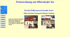 Desktop Screenshot of ferienwohnung-olbersdorfer-see.de