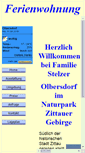 Mobile Screenshot of ferienwohnung-olbersdorfer-see.de